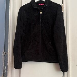 Lilly Pulitzer Black Fleece Jacket